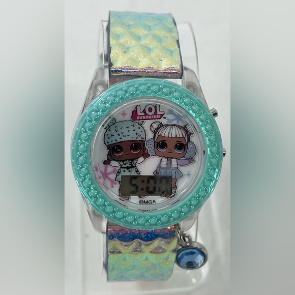 LOL Surprise Digital Light Up Clear Case Translucent Band Watch NWOT - Picture 1 of 9